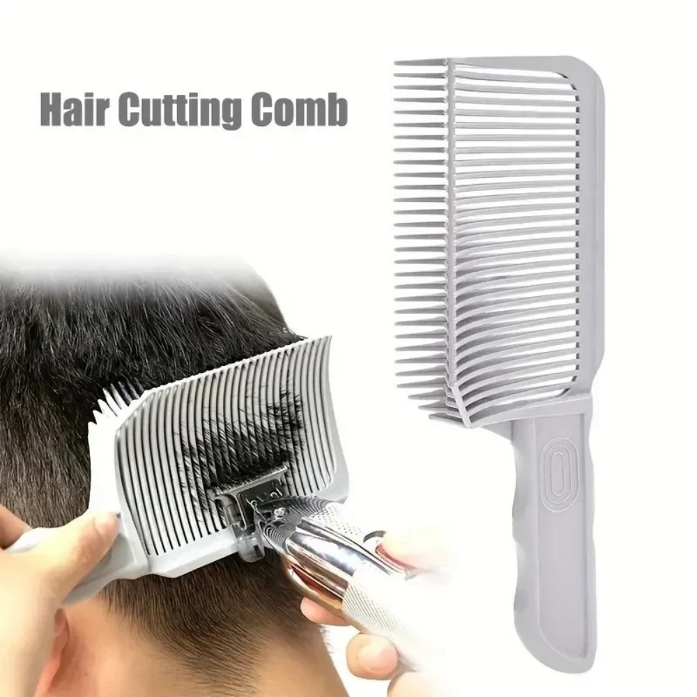 Hair Clipper - フェーディングコーム プロフェッショナル バーバー フェードコーム ロングハンドル ヘアカット
