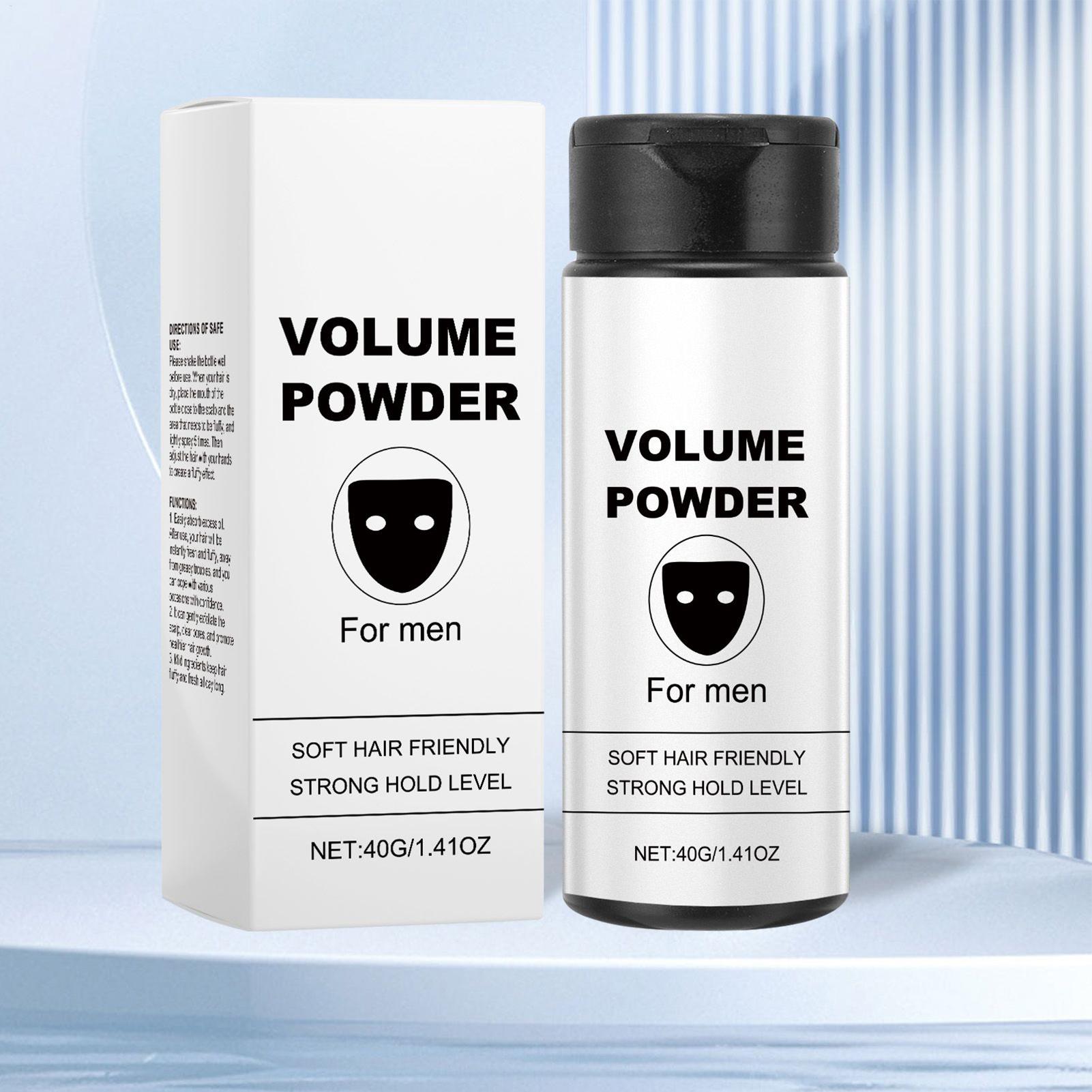 Men'S Grooming Hairstyles - 男性用ヘアテクスチャパウダー 簡単に塗布できるボリュームアップスタイリングパウダー 自然な見た目を実現 ポータブルヘアスタイルボリュームアップ 優しいグルーミングツール