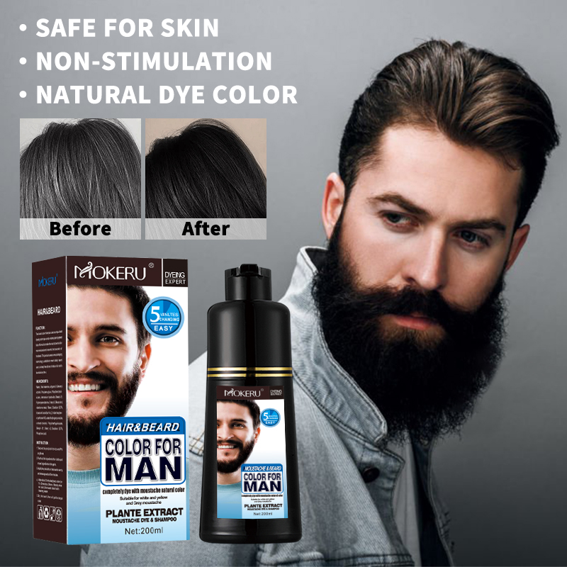 Shaving Cream - 新しいひげと染毛剤シャンプー使いやすい高速カラークリーム男性用ホットセール製品