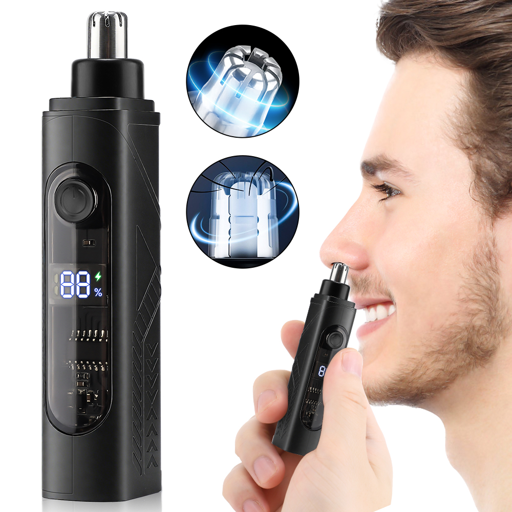 電気鼻毛バリカン充電式自動シェービング鼻トリマーユニセックス - Nose Trimmer のレビューと価格