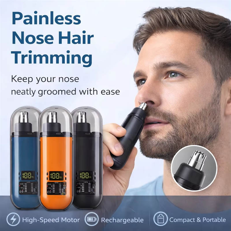 鼻耳毛トリマー USB 充電式男性用電動バリカン急速充電低騒 - Nose Trimmer のレビューと価格