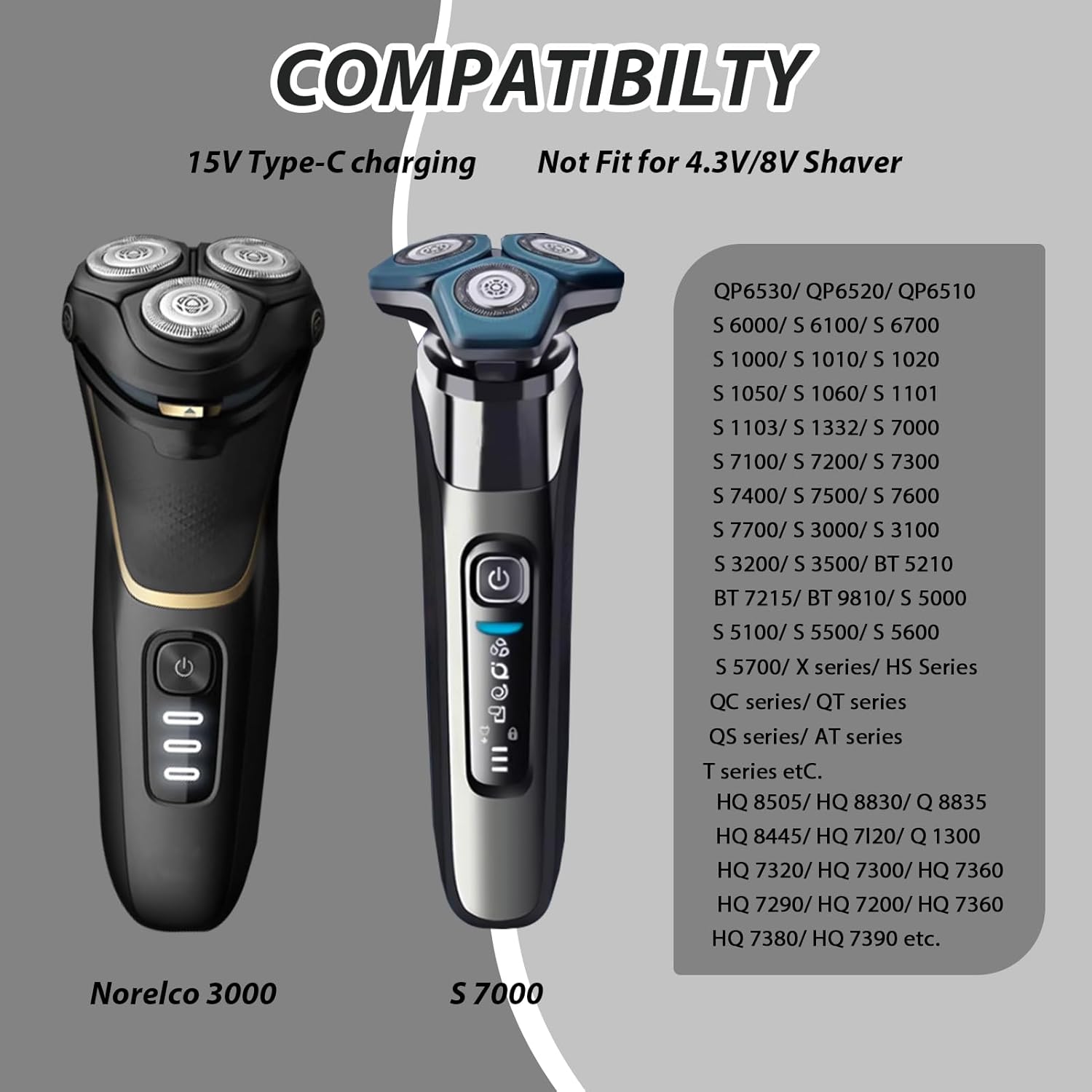 Brangdy 15V HQ8505 Type-C シェーバ - Beard Trimmer のレビューと価格