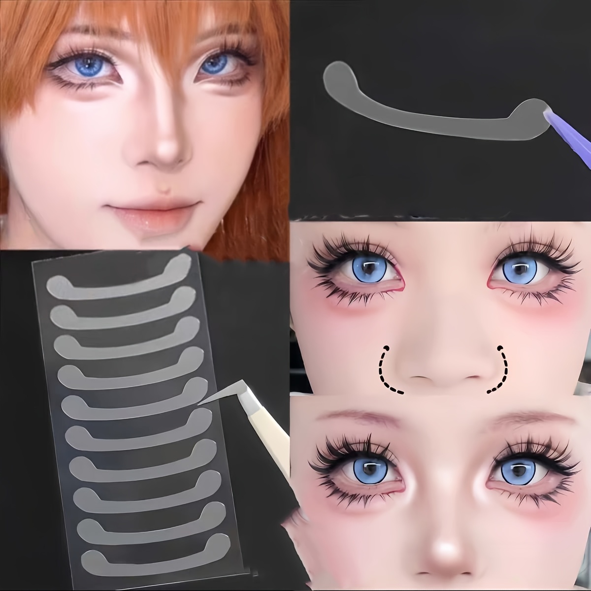 100枚入り 隠せる鼻縮小パッチ 鼻翼縮小ステッカー コスプ - Nose Trimmer のレビューと価格