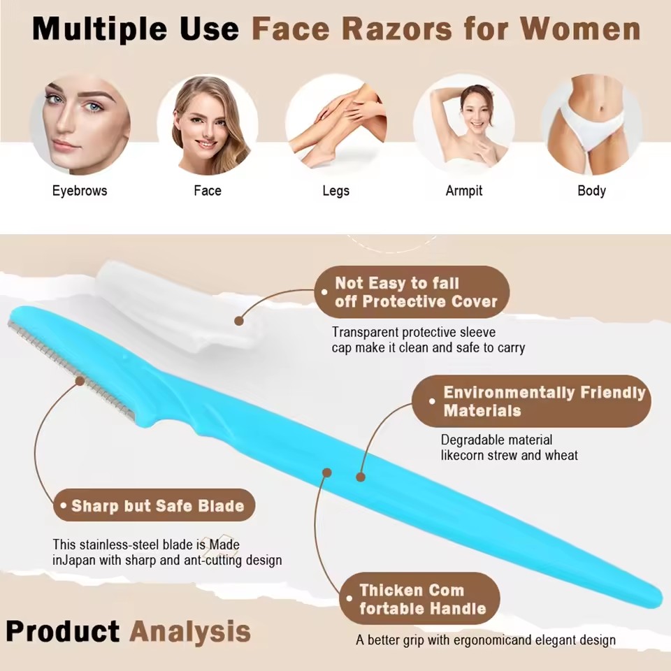 5/10/30/40個入り眉毛剃刀と顔剃刀、女性と男性用、保 - Aftershave のレビューと価格