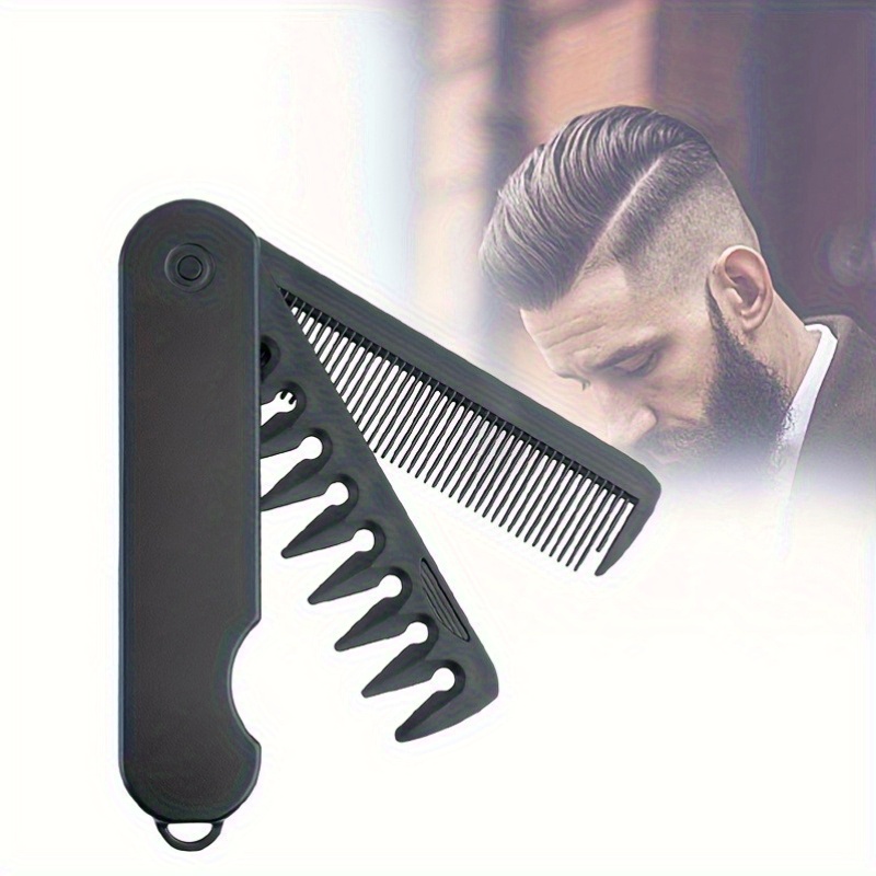 多機能ポータブル折りたたみ式ポケットコーム。幅広の歯で、オイ - Beard Oil のレビューと価格