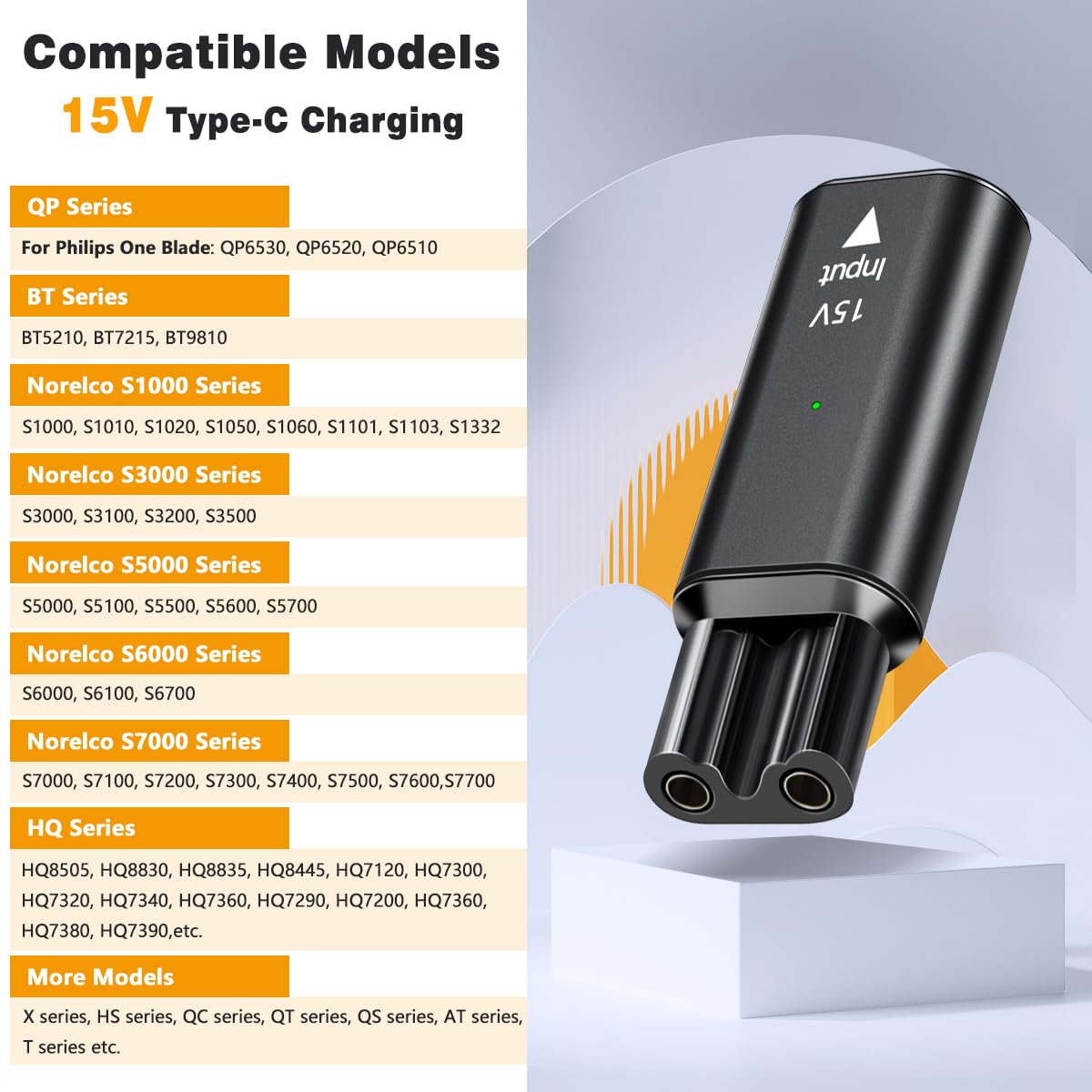 Brangdy 15V HQ8505 Type-C シェーバ - Electric Razor のレビューと価格