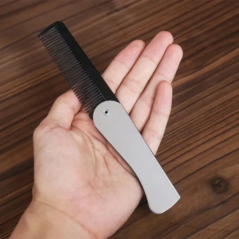 1個入り、折りたたみ式、静電気防止、ポケットサイズのスチール - Beard Oil のレビューと価格