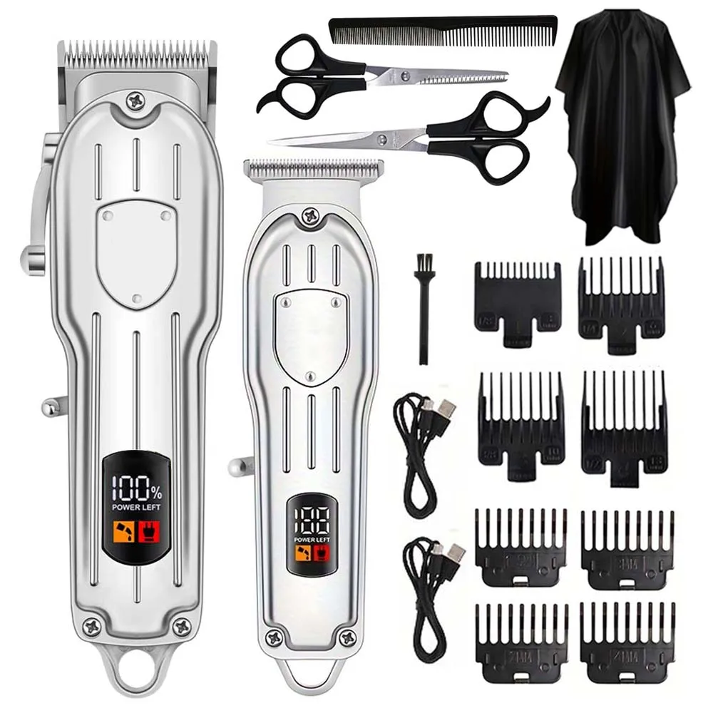 電動バリカン デジタルディスプレイ 多機能 家庭用ヘアトリマ - Grooming Kit のレビューと価格