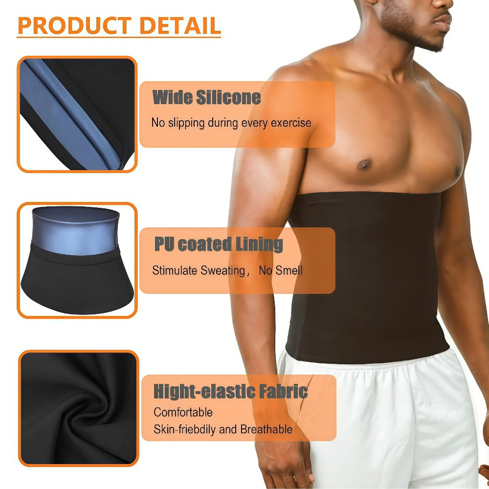 1個入りウエストシンチャーサウナスウェットベルト（男性用）、 - Body Trimmer のレビューと価格