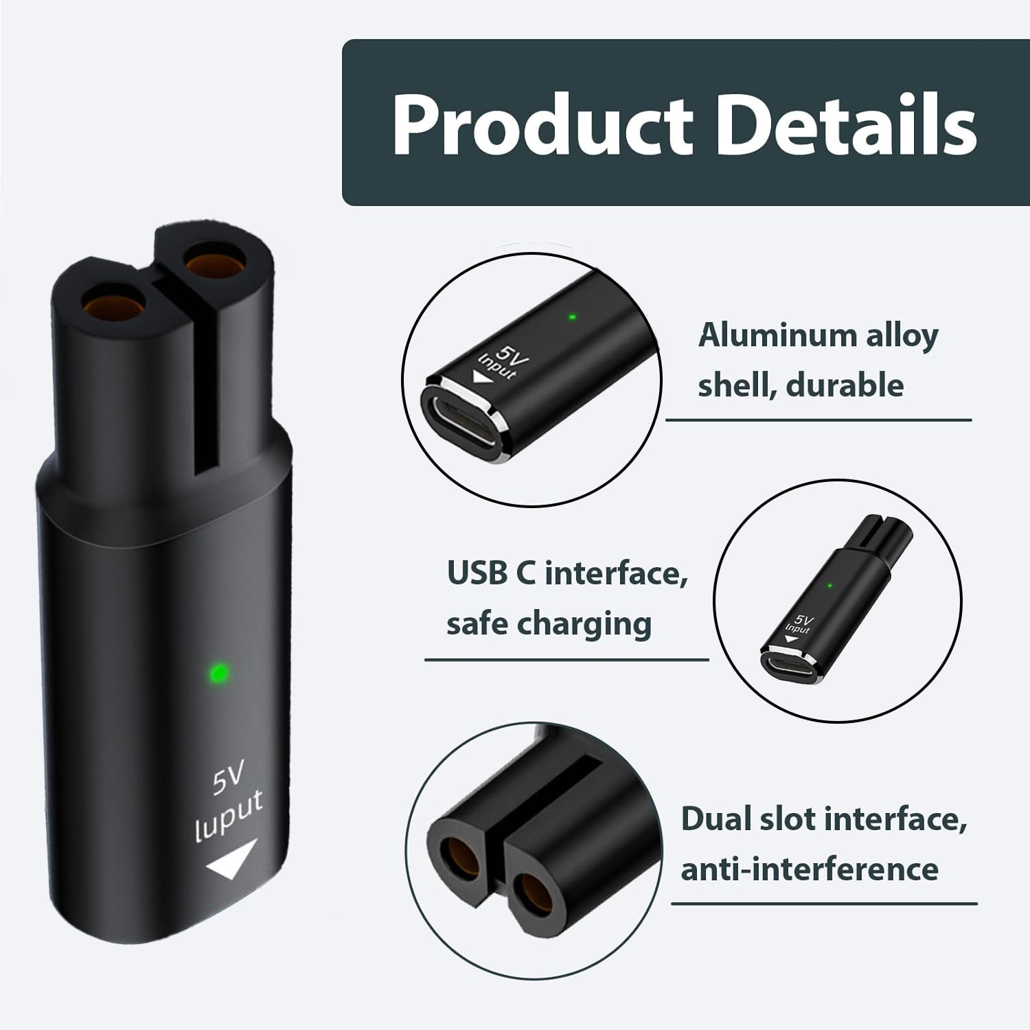 5V 15V USB Type C充電アダプター フィリップ - Electric Shaver Rotary のレビューと価格