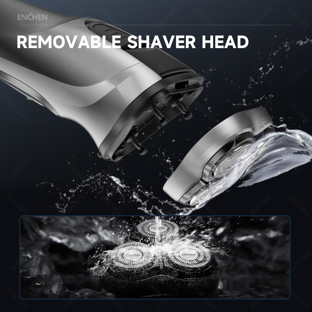 ENCHEN ブラックストーンの交換用電気シェーバーヘッド  - Electric Razor のレビューと価格
